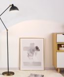 Nice Black Metal Floor Lamp