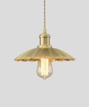 Scandinavian Tea Room Brass Lamp