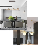 Light Luxury Dining Room Single Head Small Chandelier