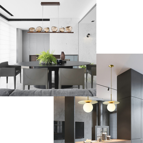 Light Luxury Dining Room Single Head Small Chandelier