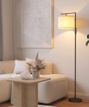 Bedroom Study Decorative Fabric Floor Lamp