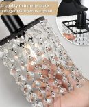 Scandinavian Light Luxury Bathroom Crystal Wall Light Fixture