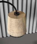 Retro rattan floor lamp living room dining room floor lamps