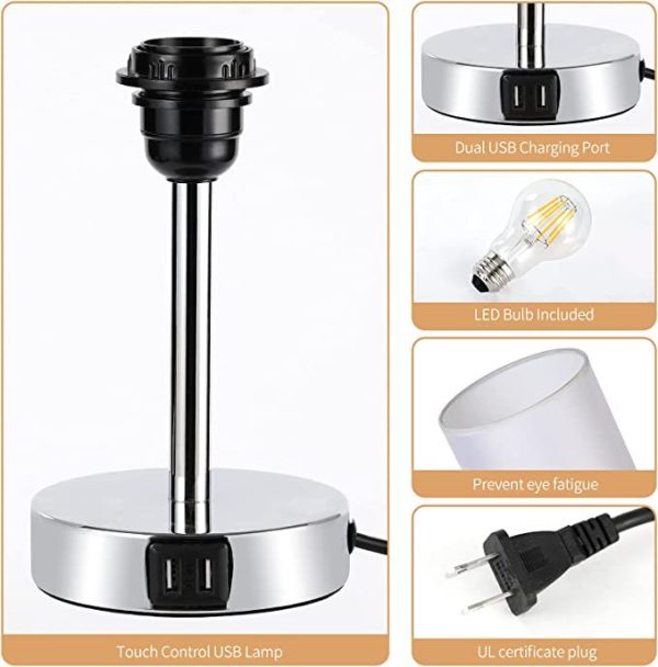 Desk Touch Dimmable Small Table Lamp