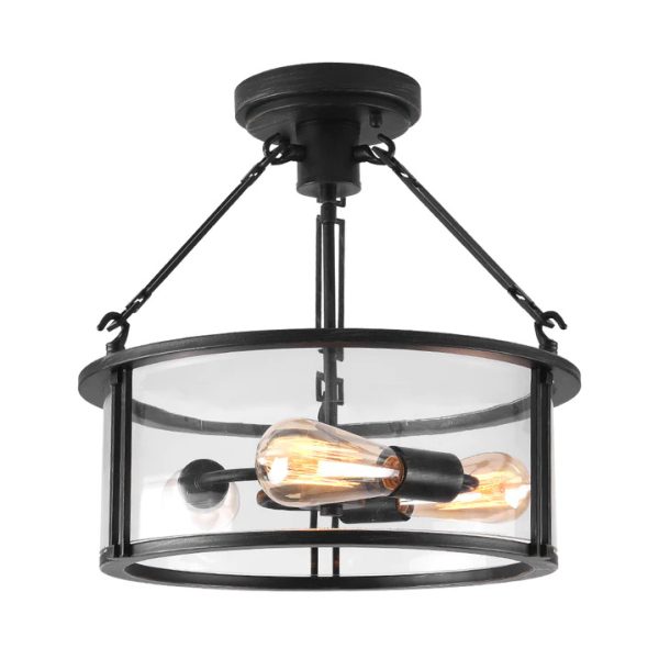 Iron ceiling light 3 heads
