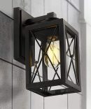 Iron Waterproof Black Outdoor New Wall Sconce