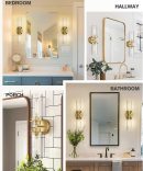 Gold Modern Minimalist Wall Sconce