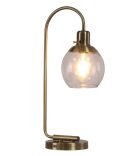 Bent Glass Shade Table Lamp