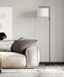 Bedroom Study Decorative Fabric Floor Lamp