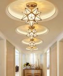 America Vintage Pentagram Ceiling Light